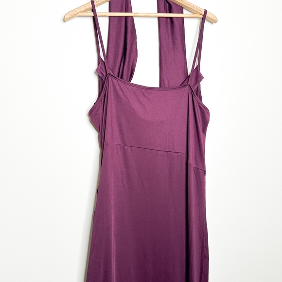 Plus Size Bodycon Dress Spaghetti Strap | Ruched Cowl Neck  Dress 4X - Picture 5 of 7